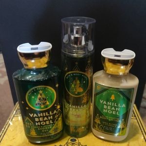 Bath & Body Works Vanilla Bean Noel Set
